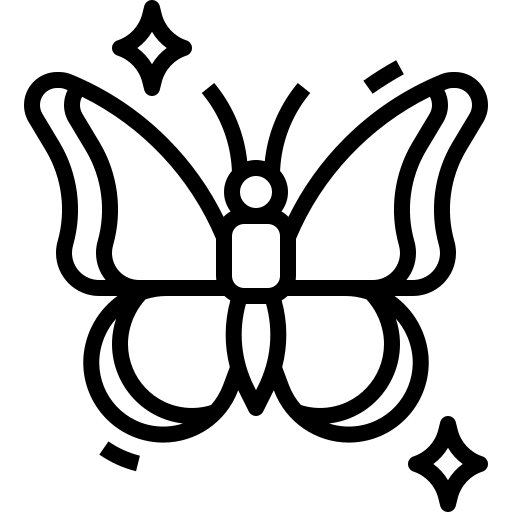 Butterfly coloring pages category icon