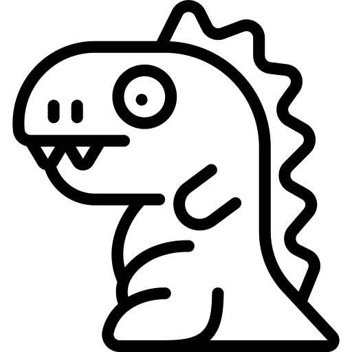 Dinosaur coloring pages category icon