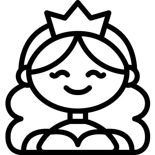 Princess coloring pages category icon